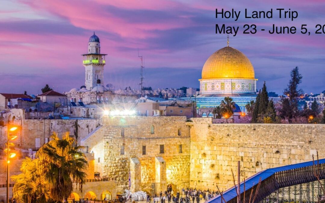 Holy Land Trip – Info Session