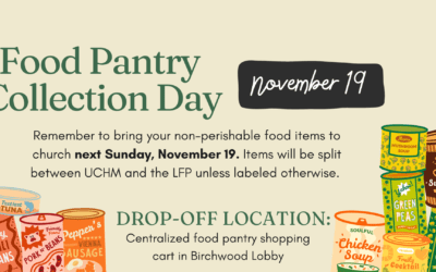 Food Pantry Collection Day